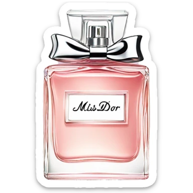 Miss dior perfume sticker