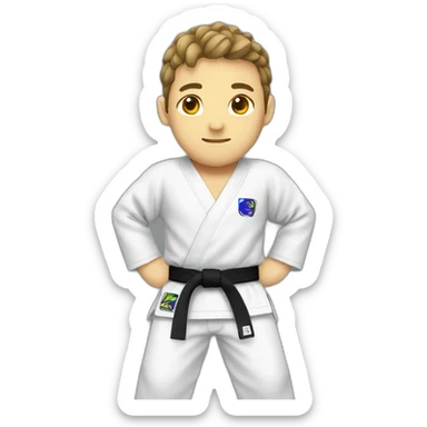 Judoka sticker