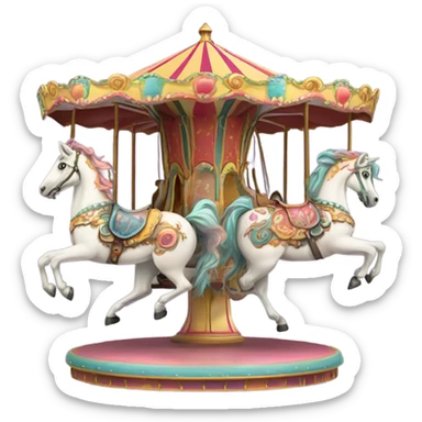 Carousel sticker