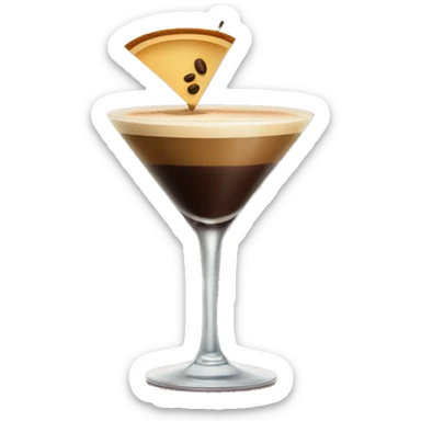 espresso martini cocktail sticker
