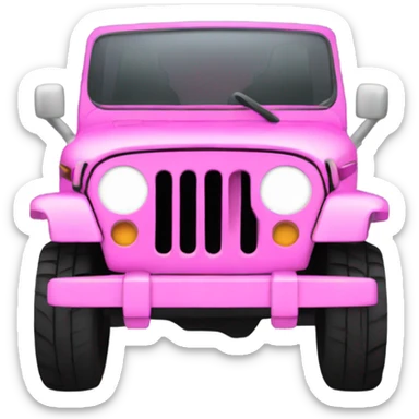 pink jeep sticker