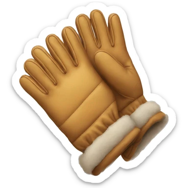 winter gloves sticker