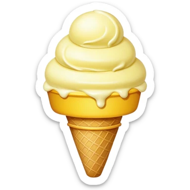 Lemon icecream sticker