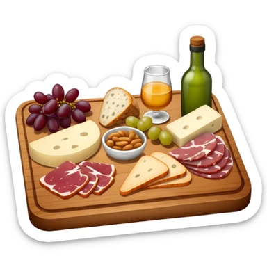 Charcuterie board sticker