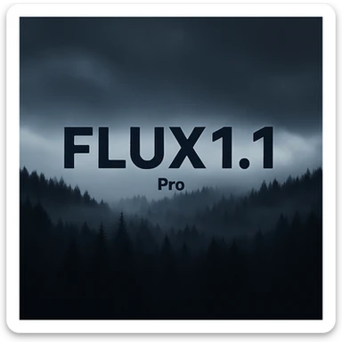 recreate this image with flux pro as text in image sticker