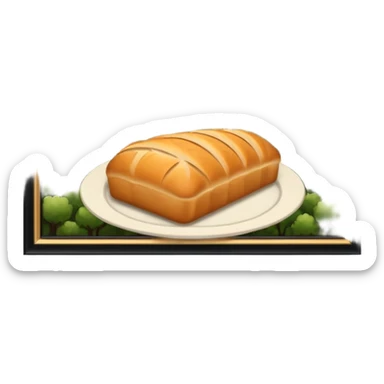 Bread on eifel tower sticker