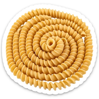 Pasta fusilli sticker