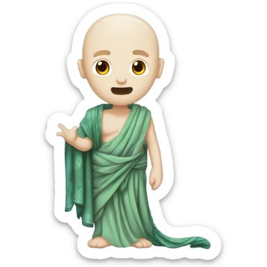 Voldemort wearing a saree sticker