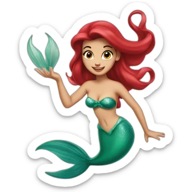 Ariel sticker