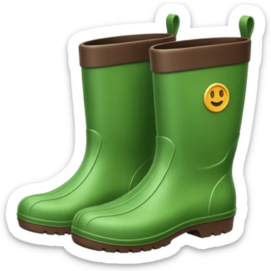 garden boots sticker