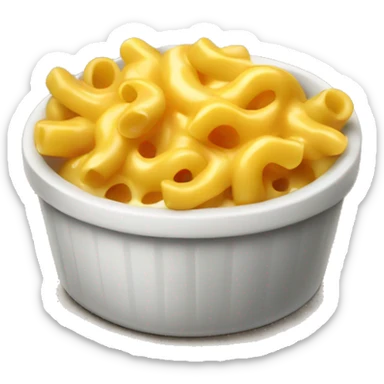 Macaroni and cheese sticker