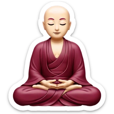 Zen data Burgundy color sticker