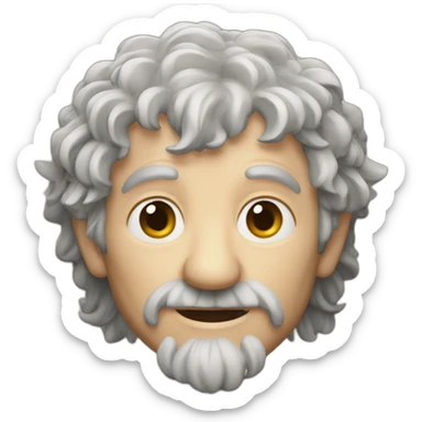 bilbo lord of the rings character sticker