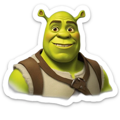 shrek shrek shrek sticker