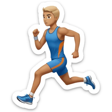 running sticker