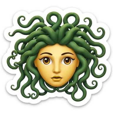 The Sicilian Medusa sticker