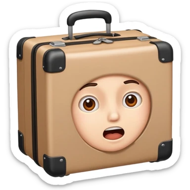 Panic packing for London  sticker