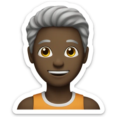 Healthy person sticker