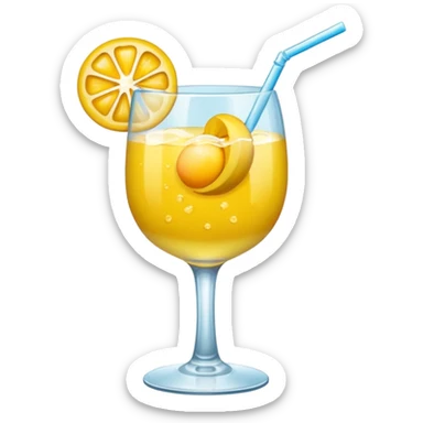 bitte ein bild von einem eistee mit papageiblumengeschmack sticker