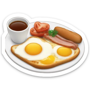 English breakfast  sticker