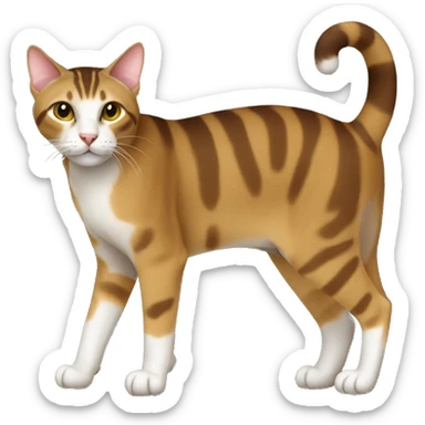 Sokoke Cat Breed Full Body sticker