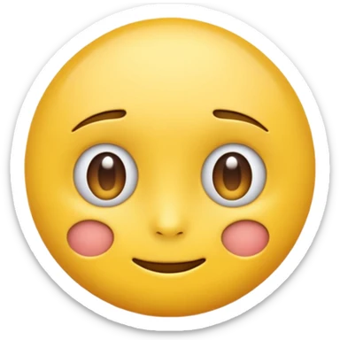 side eye yellow emoji sticker