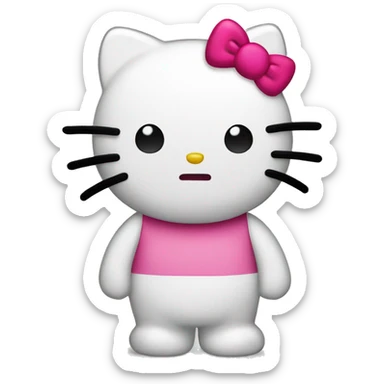 hello kitty  sticker