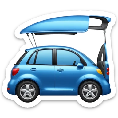 car door open  sticker