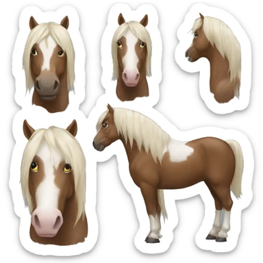 Cheval or  sticker
