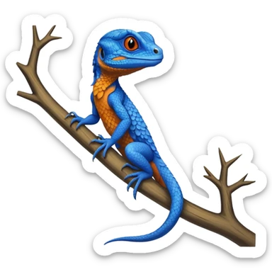 Blue-headed Tree Agama sticker