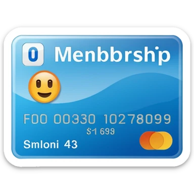 membership sticker