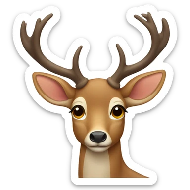 Deer sticker