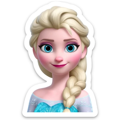 Elsa frozen sticker