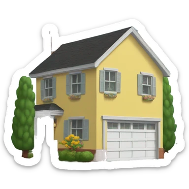 House of The Simpsons sticker