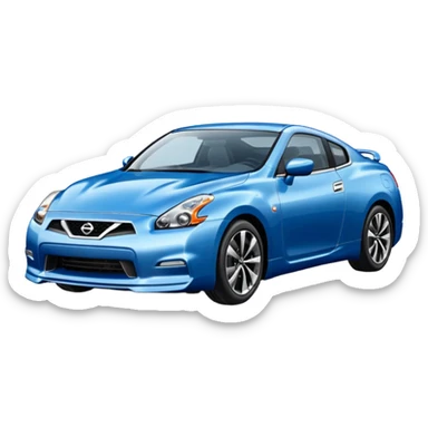 Nissan blue sticker