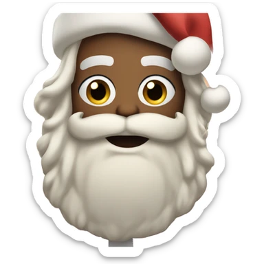 santa with sorry to bother you emotion sticker