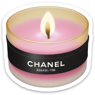Chanel Kerze sticker