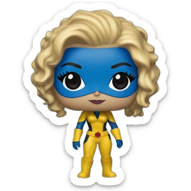 Funko pop Mystique from x-men sticker