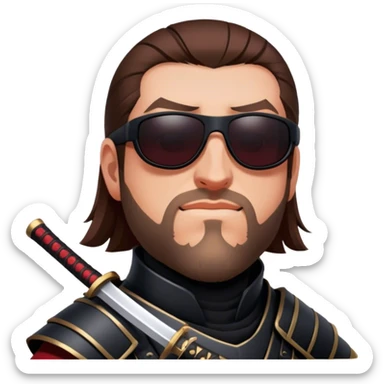 Shadow Samurai sticker