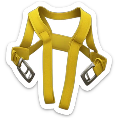 ceinture jaune sticker