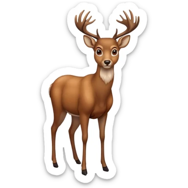 Deer fbi agent  sticker
