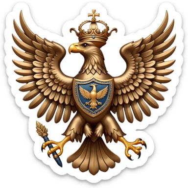 Napoleonic French Imperial Eagle sticker