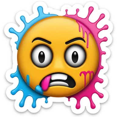 graffiti that is gritty hip hop driven that says sick sticker