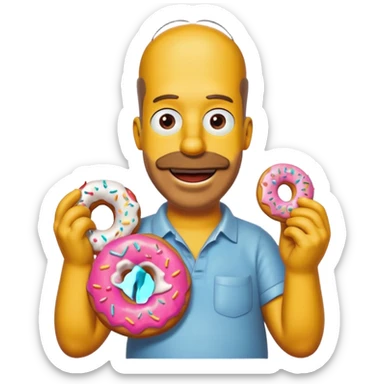 Homer simson sticker