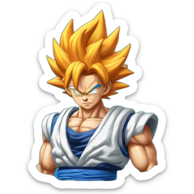 Gogeta ssj blue sticker