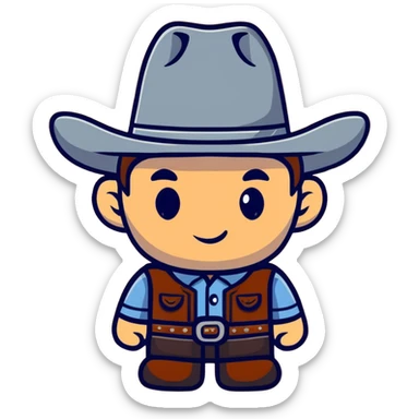 BLK letters in rustic western cowboy style with metallic silver outline and wooden texture sticker