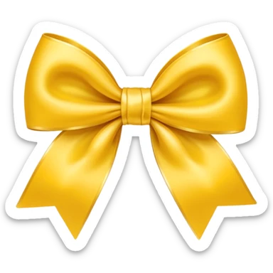 🎀+red=yellow sticker