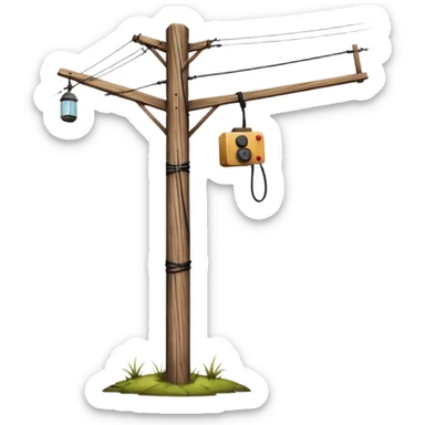 Telephone Pole sticker