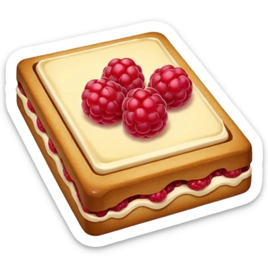 Raspberry Jam Center Bars sticker