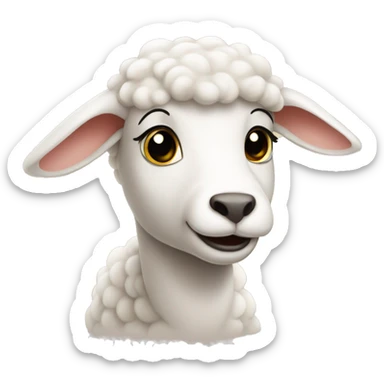 Mary had little lamb  sticker